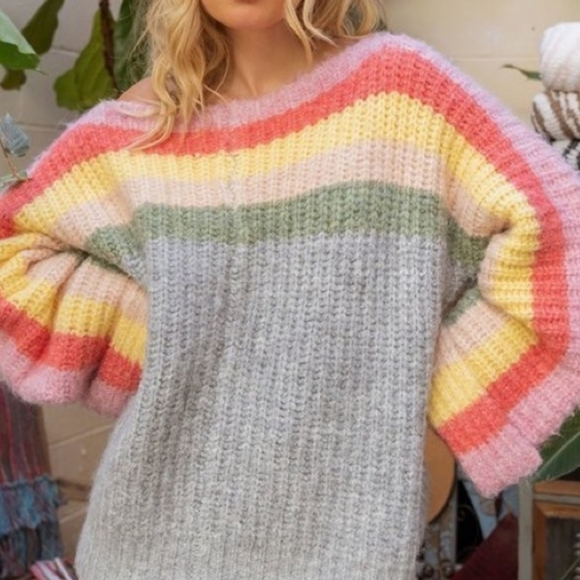 POL Rainbow Cake Sweater - Picture 3 of 8
